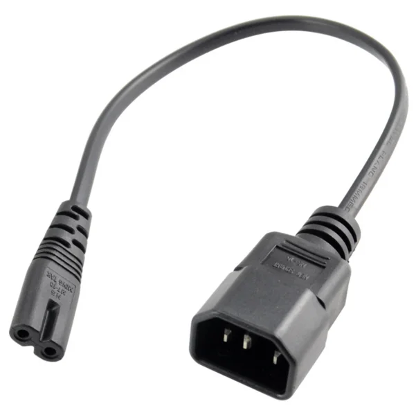 1 шт. высококачественный Φ Удлинительный шнур питания фут C14 C7 IEC 3P штекер на