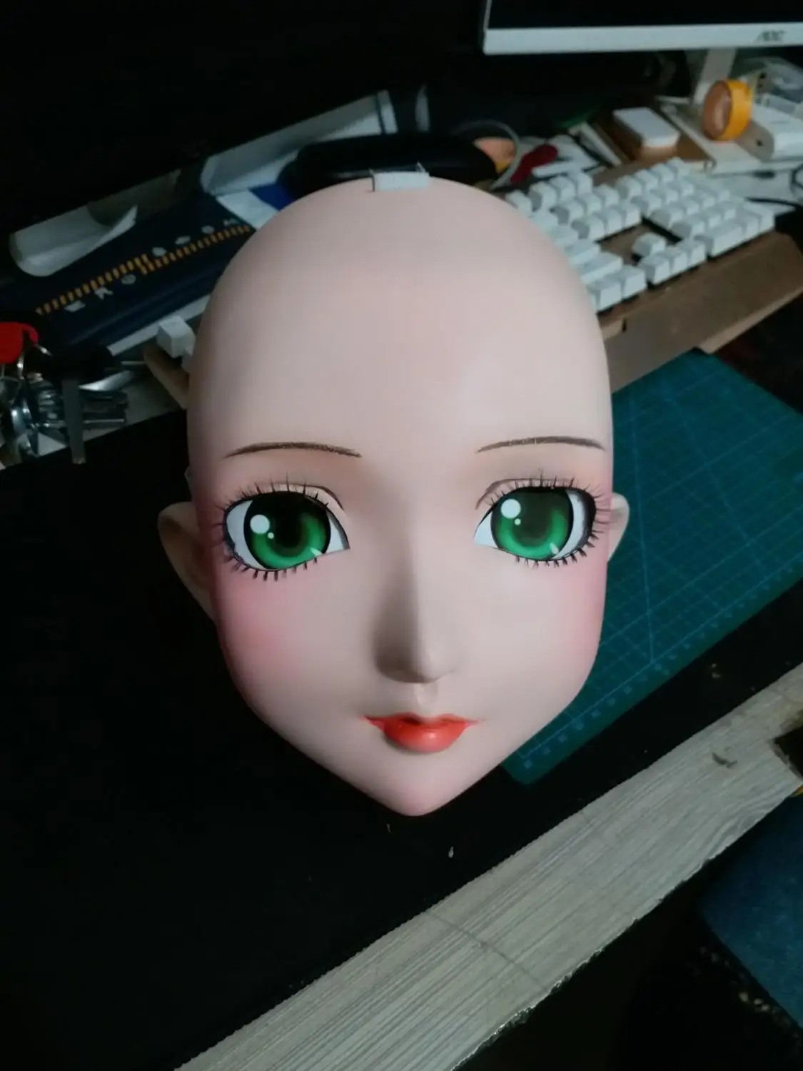 NEW-05) BJD Кигуруми для транссексуалов, Красота макияж Косплэй силиконовая маска Аниме Kigurumi маски резиновые секс куклы