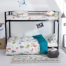 3 шт. хлопок постельное белье Комплект с принтом в виде животных для маленьких Постельное белье включает в себя наволочки пододеяльник без наполнителя