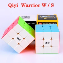Qiyi guerreiro com 3x3x3 cubo mágico 3x3 velocidade cubo guerreiro s 3x3x3 quebra-cabeça cubo mágico cubos de competição