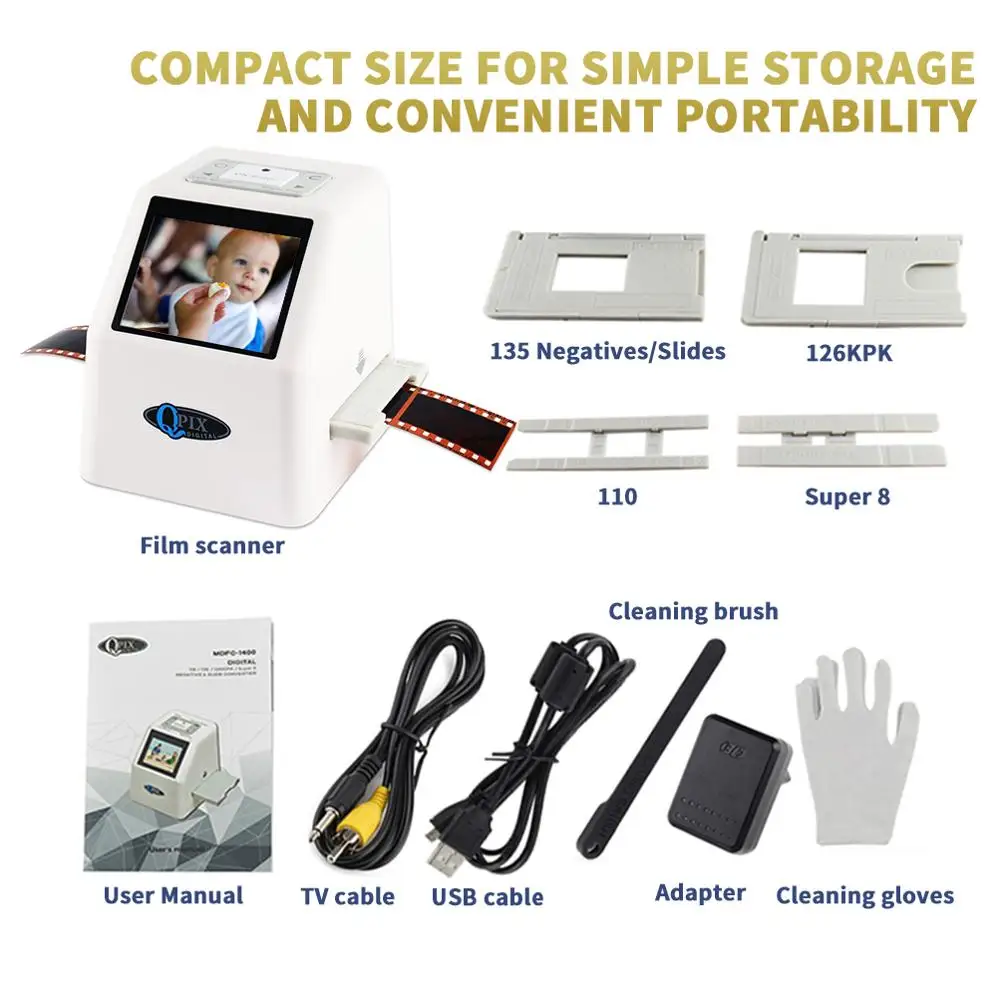 High Resolution 22 MP 35mm Negative Film Scanner