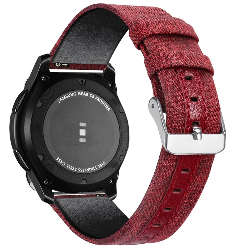 22 мм 20 нейлоновые ленты для samsung gear sport S2 S3 Frontier классический ремешок часов huami amazfit
