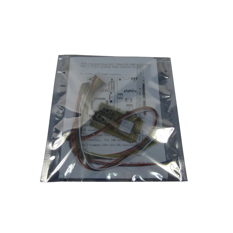 5 в 1 PCI E LPC I2C ELPC диагностическая карта тестер для материнской платы ноутбука 100%