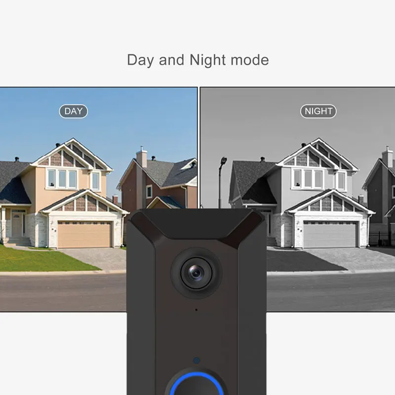 Умная WiFi видеокамера на дверной звонок v6 визуальный домофон с облачным хранением ночного видения IP дверной звонок беспроводной домашней камеры безопасности