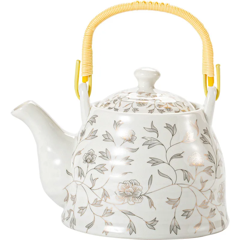 

Chinese Style Ceramic Teapot Large High Temperature Resistant Tea Maker Japanese Style Household Tea Set Scented Teapot jug