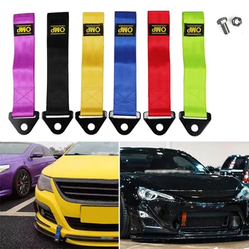 

26cm High Strength Tow Strap Nylon Tow Ropes Racing Car Universal Trailer Tow Eye Strap Towing Rope Off Road Accessories