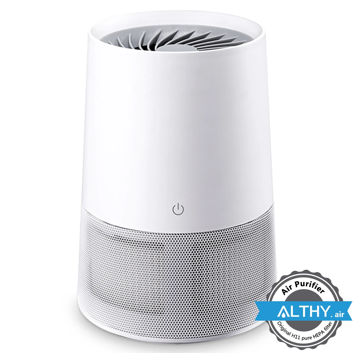 Desktop Air Purifier Cleaner HEPA Filter + UVC Sterilizer + Ion for Home Allergies Pets Smoke Dust Mold Pollen bacterial