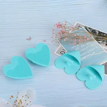 

4Pcs Baby Bath Brush Soft Food Grade Silicone Shampoo Brush Skin Care Body Brush for Baby Children