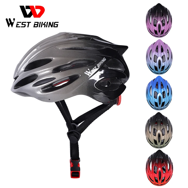 

WEST BIKING Adjustable Ultralight Bike Helmet MTB Road Bicycle Helmet Cycling Motorcycle Sport Men Women Safety Cap Protection