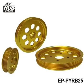 

CRANK ENGINE ALTERNATOR PULLEY SET for NISSAN SKYLINE R32 R33 R34 GTS GTST GTR HU-PYRB25