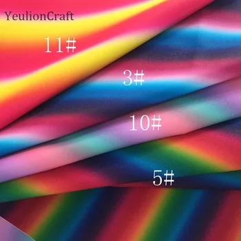 

Chzimade A4 Gradient Rainbow Soft Plush Fur Fabric For Garment Handbags Diy Sewing Crafts