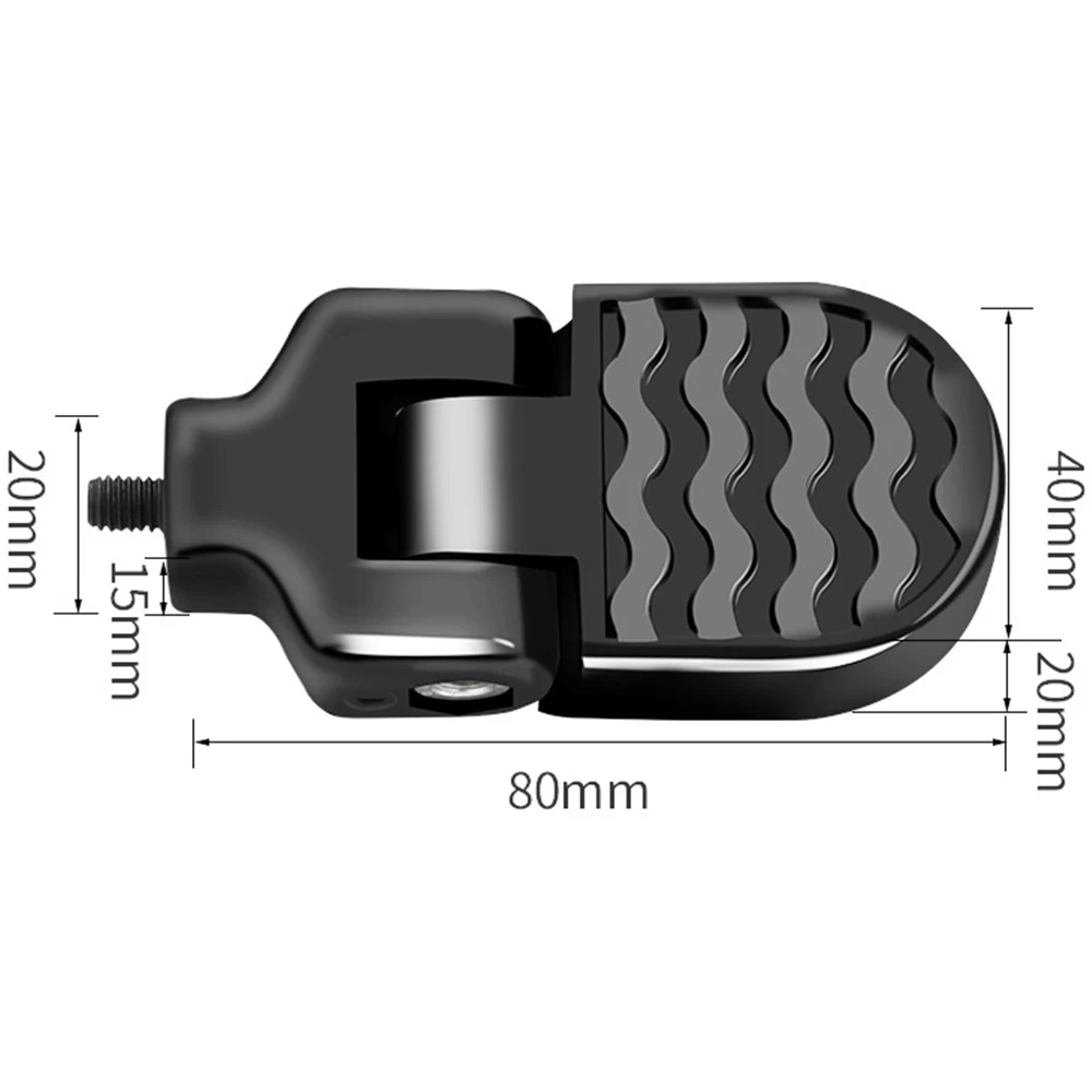 Mountain Bike Rear Foot Pedal Manned Bicycle Rear Seat Foot Pedal Rear Pedal Quick Release Shaft Installation Foot Post