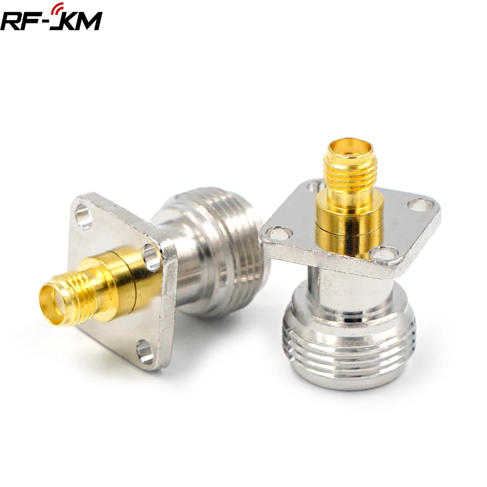Переходник с разъемом типа N на гнездо SMA RF тестовый конвертер 4 отверстиями