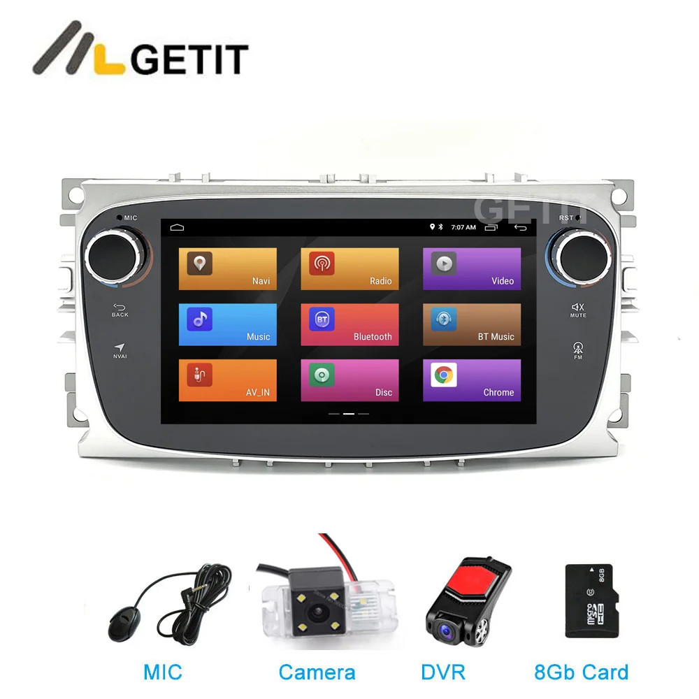 Ips автомобильный DVD мультимедийный плеер Android 9 0 gps для FORD/Focus/S-MAX/Mondeo/C-MAX/Galaxy wifi