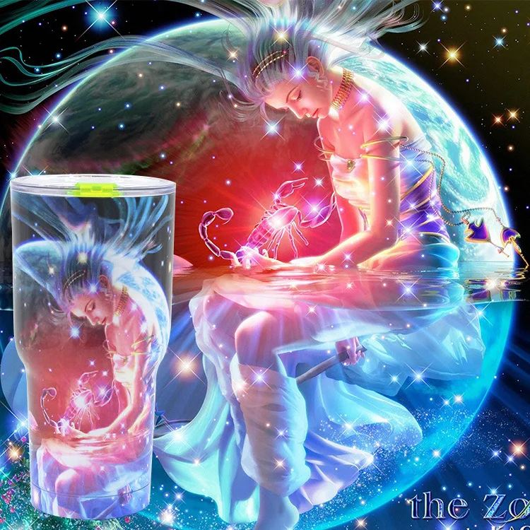 

Creative Insulated Stainless Steel Bottle Dream Starry Sky YETI Cup Hot Sales Hot Selling Cartoon Chinese Zodiac Large Ice Cup