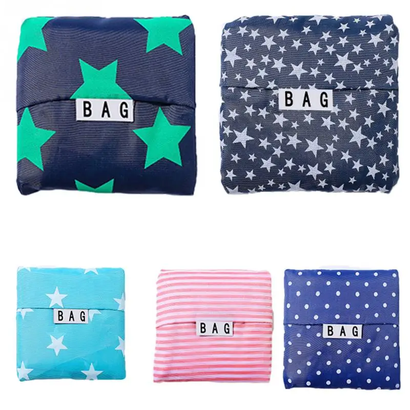 

Folding Reusable Shopping Bag Portable ECO Multi-function Pouch Travel Durable Home Storage Handbag Accessories Supplies Product