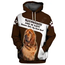 

Bloodhounds 3D Hoodies Printed Pullover Men For Women Funny Sweatshirts Fshion Christmas Sweater Drop Shipping 07