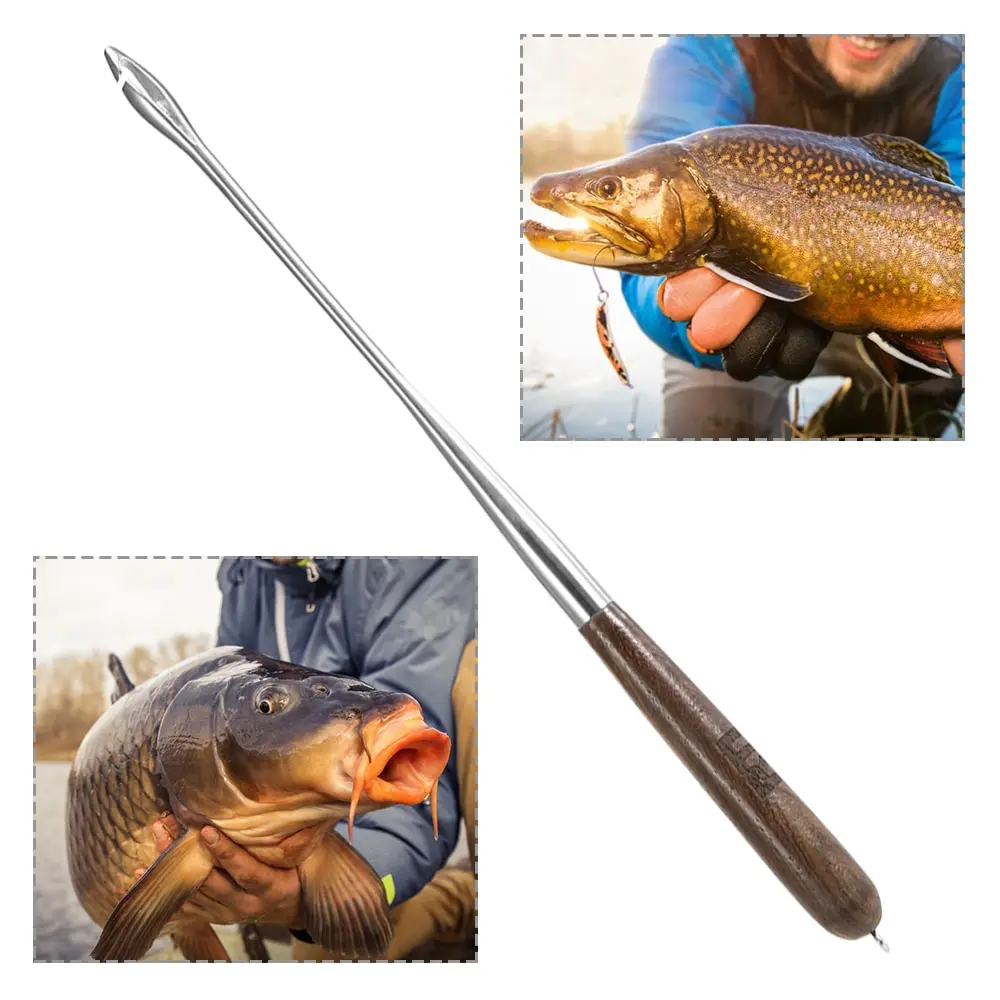 

Portable Fishing Hook Removal Hook Out Extractor Wooden Fishing Hook Remover Disgorger Fish Hook Detacher Fishing Accessories