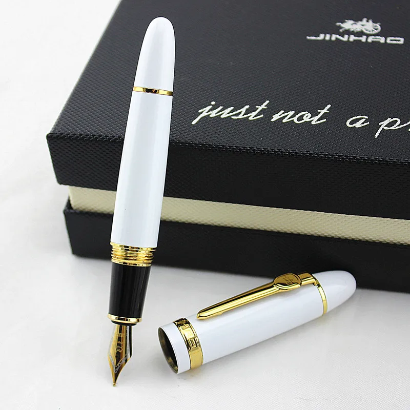 JINHAO 159 Европейская металлическая перьевая ручка иридиевая чернильная среднего