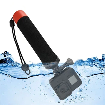 

For GoPro MAX / Hero 8 Camera Waterproof Floating Handheld Selfie Stick Portable Buoyancy Rod Diving Mounting Adapter