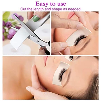 

Eyelash Extension Tape, 4 Rolls Foam Lash Tape Lint Free Eyelash Extension Supplies Lash Pads for Sensitive Skin
