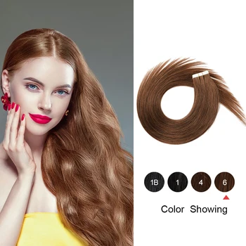 

Gazfairy Human Hair Tape Extensions PU Skin Weft Tape In Human Hair Extensions Double Drawn Thick Hair Tape extensions For Salon