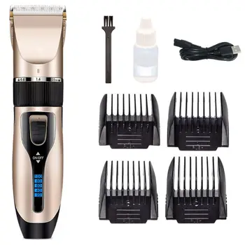 

Electric Pet Dog Clippers Trimmer Hair Clipper Rechargeable Tool Comb Scissors