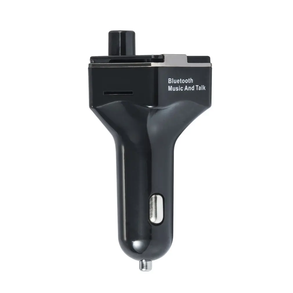 Мини Автомобильный MP3 Hansfree fm-передатчик 3.1A два порта USB зарядное устройство музыкальный плеер Поддержка TF карта u-диск