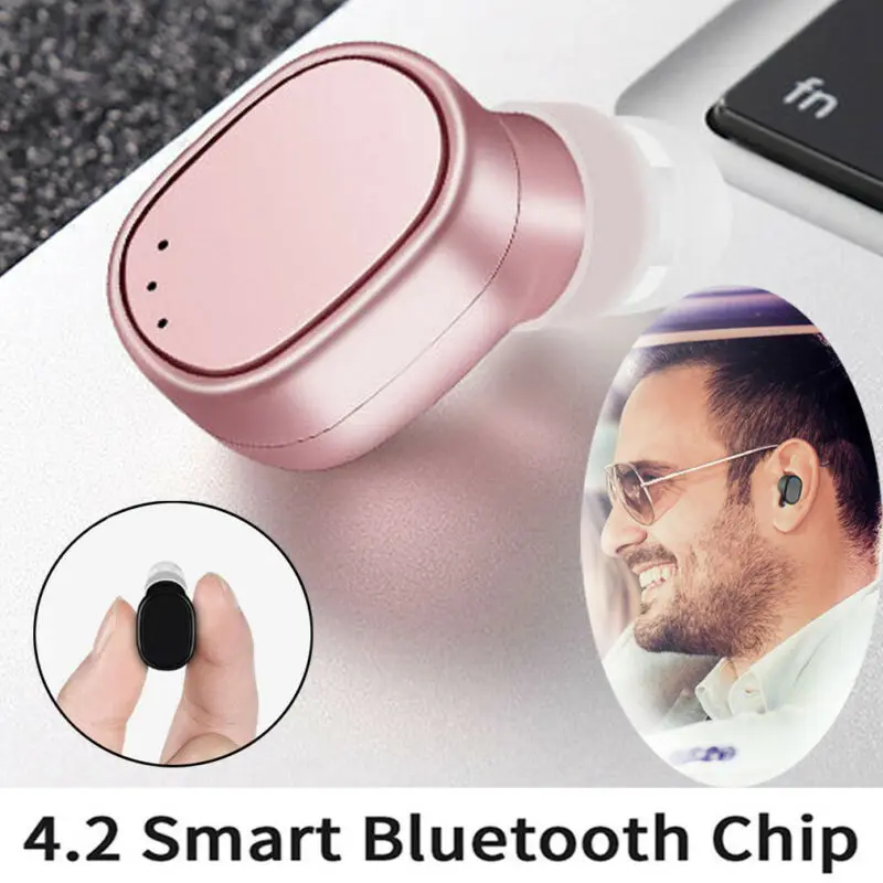 

1 Piece Mini Wireless Earbuds Bluetooth Stereo Earphone Touch Control Bass Headset with Mircrophone for All Phones