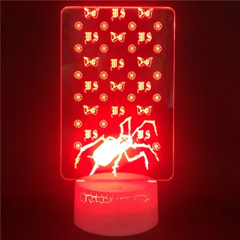 

Anime Hunter X Phantom Team Spider Hisoka Curarpikt Gon and Killua Figure Led 3d Night Lights Anime Lamp Bedroom Decor Lamp