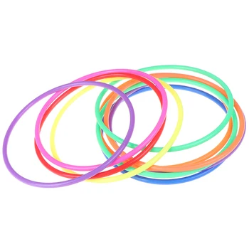 

5 Pcs Throwing Ring Game Educational Funny Circle Game Toy Kids Children Gift Outdoor Games Plastic Throwing Circle Toy