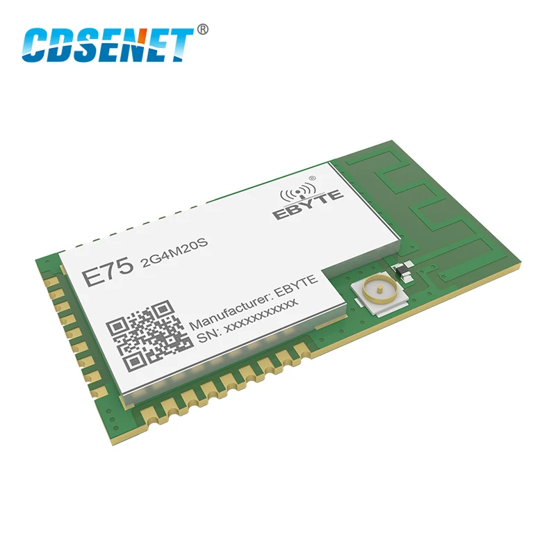 JN5168 Zigbee 2,4 GHz 100mW беспроводной передатчик приемник CDSENET E75-2G4M20S SMD 20dBm PCB IPEX 2,4 GHz rf приемопередатчик модуль JN5168 Zigbee 2,4 GHz 100mW беспроводной передатчик приемник CDSENET E75-2G4M20S SMD 20dBm PCB IPEX 2,4 GHz rf приемопередатчик модуль