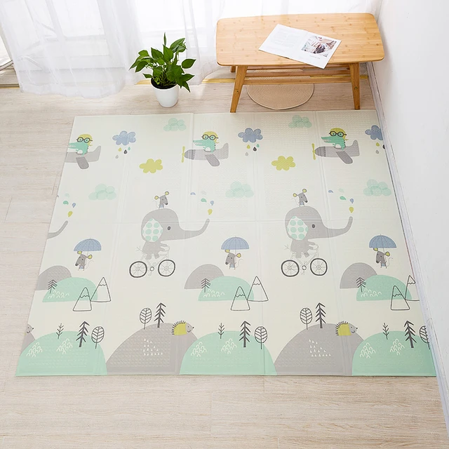 ​Foldable Baby Play Mat XPE Kids Rug Carpet Mat for Children Carpet for Children Room Blanket Activity Game Gym Educational Toys 2