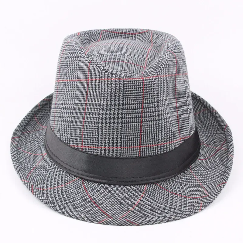 2019 Fashion Fedora Jazz Hat Men Vintage Spring Summer Hat Panama Cap Bowler Hats Cap Outdoor Sun hat gorro black fedora