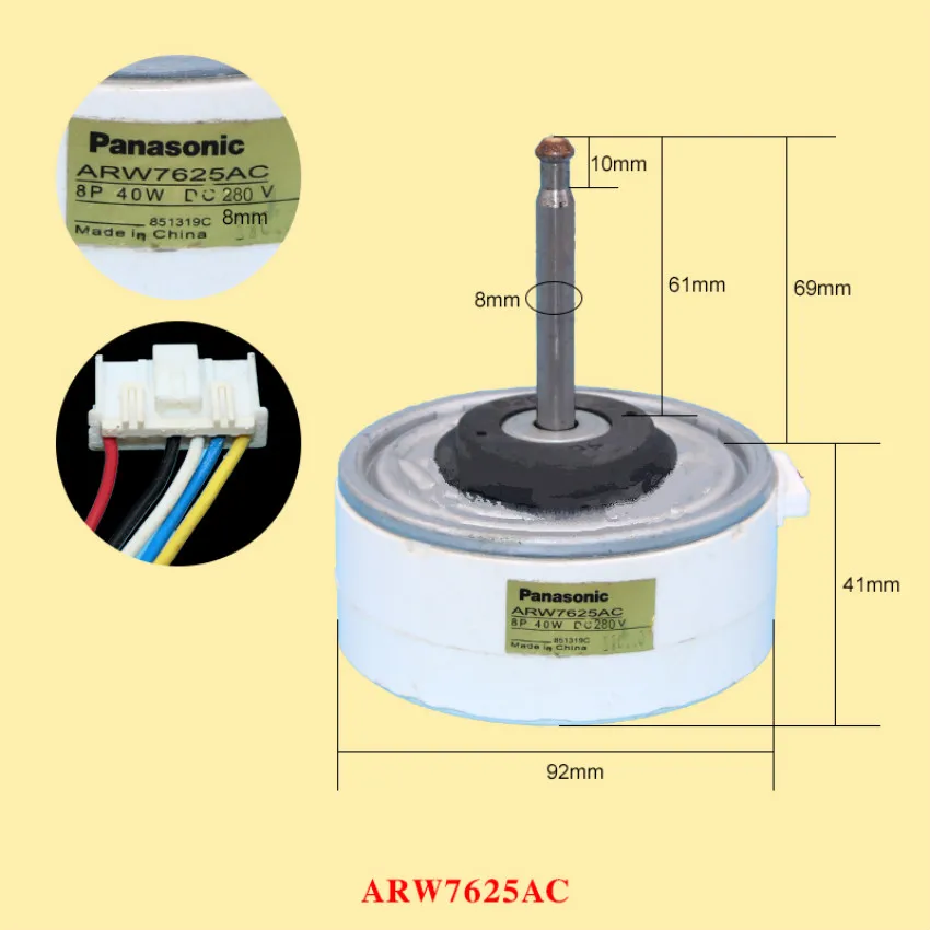 Suitable for Panasonic air conditioner brand new DC motor inner fan ARW7625AC DC280V 40W | Обустройство дома