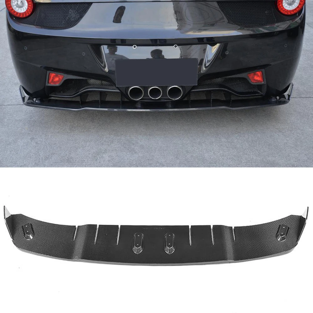 Диффузор для заднего бампера из углеродного волокна спойлер Ferrari 458 Base Coupe Convertible 2