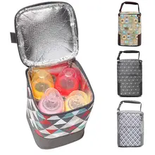 Портативный детский подогреватель бутылочек для кормления молока, термоизоляционная Сумка-тоут для детских бутылочек, термос Bolsa Termica