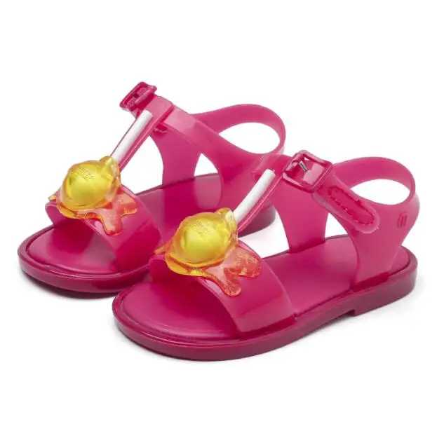 Mini Melissa/ г.; сандалии для мальчиков и девочек с изображением Микки Мауса; детские сандалии; детская обувь с изображением животных; милые сандалии Melissa - Цвет: as pic