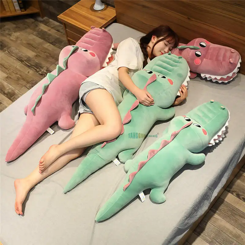 70-130 см крокодиловые плюшевые игрушки подушки мягкое плюшевое животное, куклы Детская игрушка-подушка диван спинка подарки
