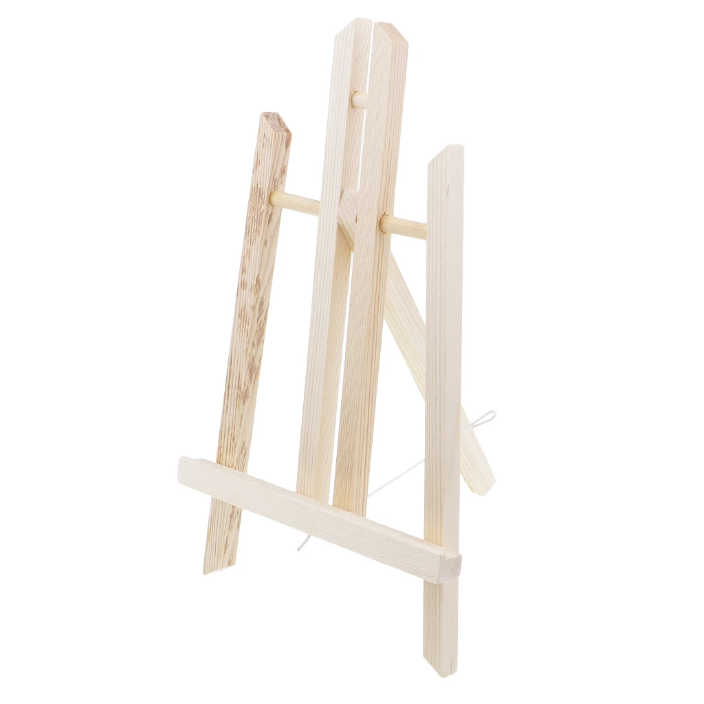 Easel Wooden Artist Sketch Drawing Stand Pine Wood Professional A-Frame Easel for Painting Sketching Display Exhibition