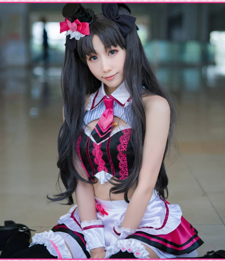 Популярная игра FGO Fate/Grand Order tohsaka Rin, маскарадные костюмы, платье ко Дню Святого Валентина, S-XL, качественные товары, ролевая игра, одежда