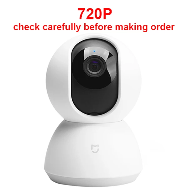 720P camera Оригинальная Xiaomi Mijia умная камера 1080P HD 360 угол видео инфракрасное ночное видение Двусторонняя голосовая Wi-Fi умная камера вид для ребенка - Цветной: 720P camera