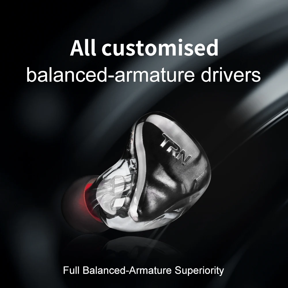 TRN X6 6BA блок драйвера в ухо наушники IEM 6 сбалансированная арматура HIFI Спорт Бег