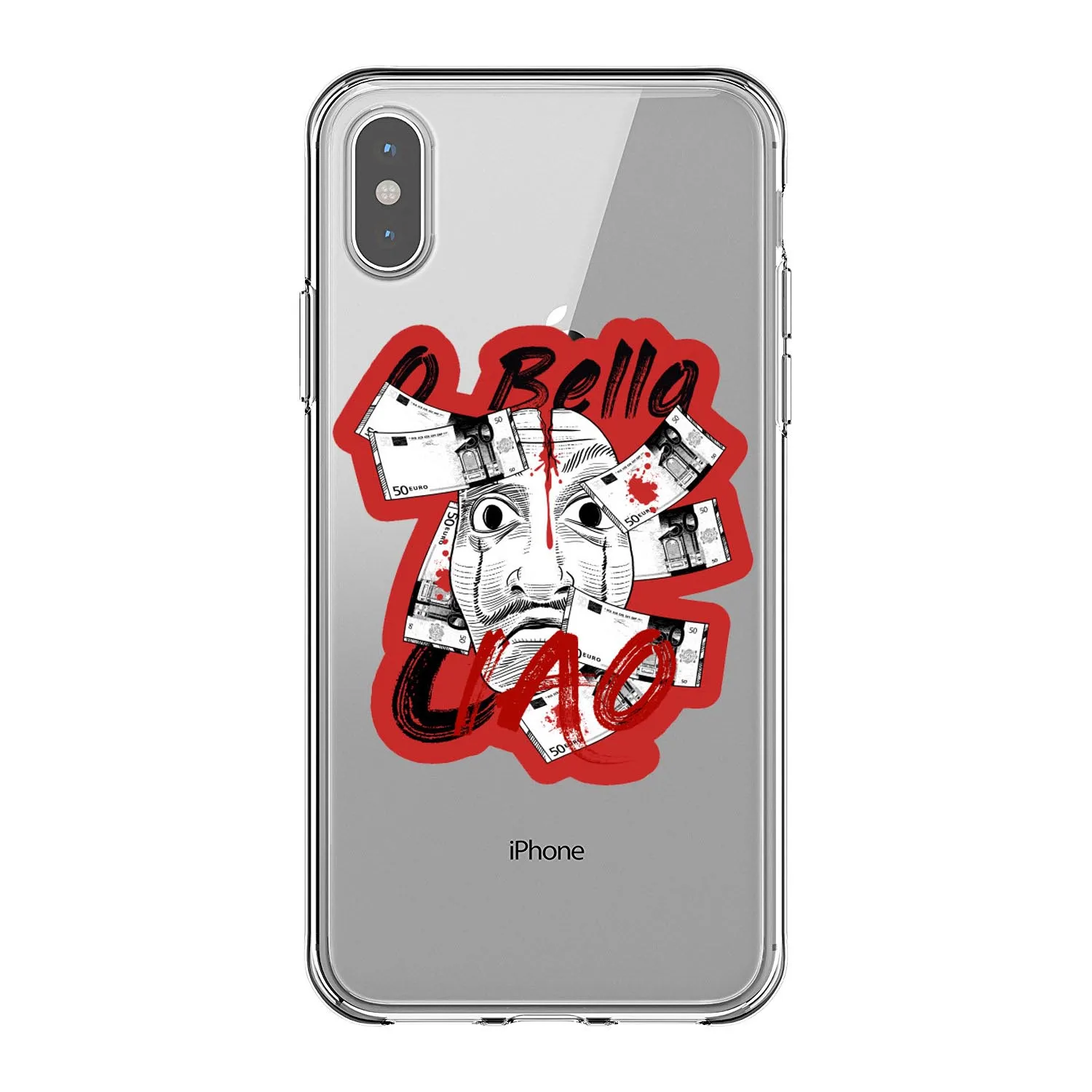 TPU Испанский ТВ серии La Каса де papel Мягкий Силиконовый ТПУ чехол для телефона iPhone 11 Pro MAX 5s se 6 6s Plus 7 8 Plus X XR XS MAX - Цвет: TPU