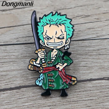 

K1166 One piece Anime Pins Enamel Brooches for Women Men Lapel pin Cartoon Metal Badge Collar Jewelry Gifts 1pcs