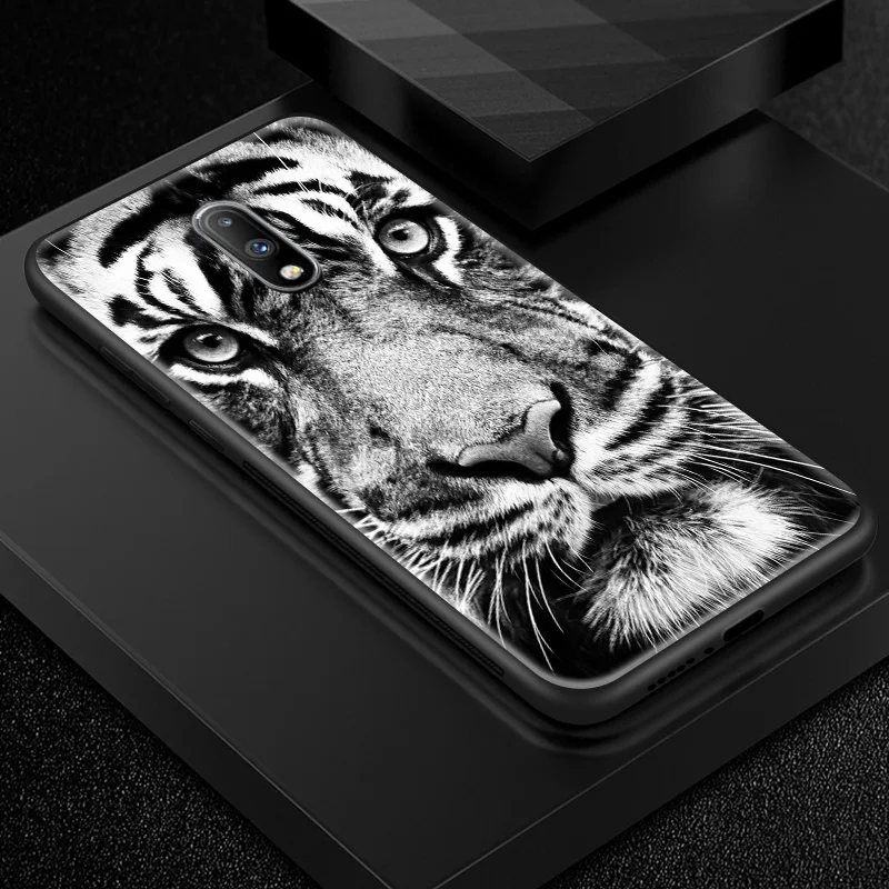 Закаленное стекло чехол для iPhone 5 5S SE 6 6S 7 8 Plus X XR XS MAX Printed Animal для OnePlus 3 3T 5 5T 6 6T 7 7 Pro защита Funda - Цвет: W306