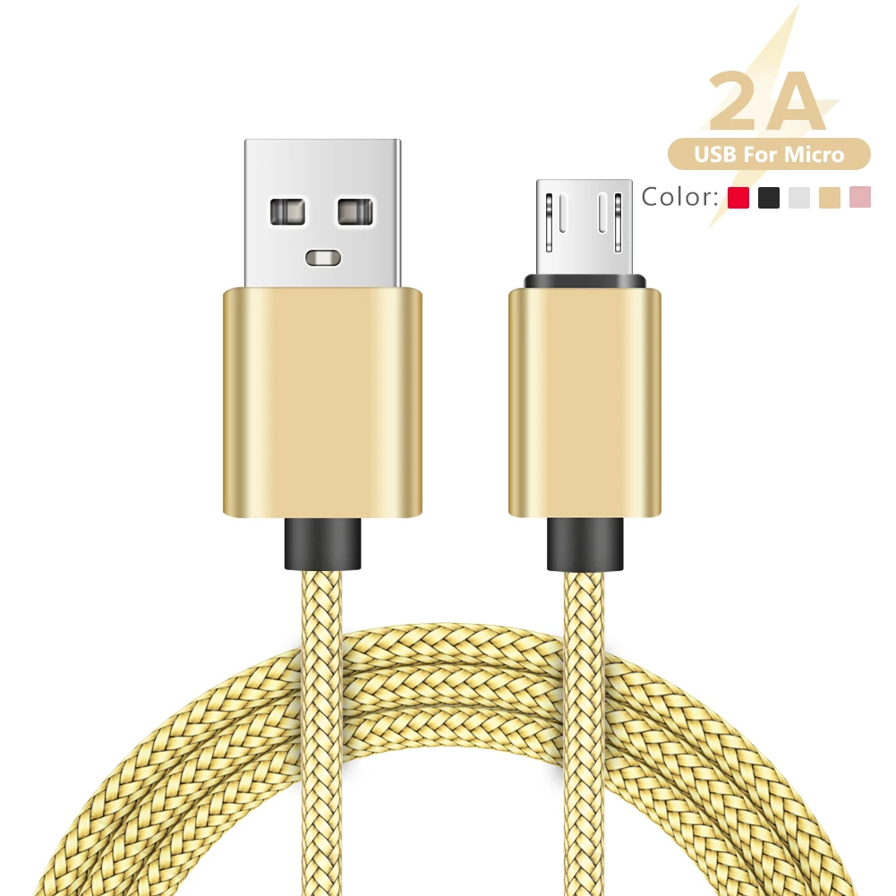 27 см 1 м 2 м 3 м 5 цветов нейлоновая оплетка Micro Usb кабель передачи данных для быстрой зарядки для samsung huawei Nokia Zte Google Nexus Xbox One PS4