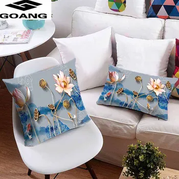 

GOANG Decorative Pillows Sofa Throw Pillows inner filler cotton core floral cushioncover fashion farmhouse decoration pillowcase