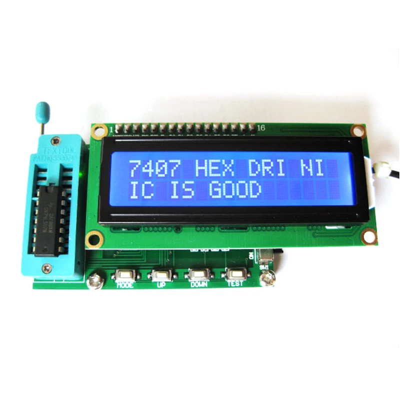 

New version Digital integrated circuit tester IC tester 74 Series 40 series IC Logic Gate Testing Integrated Circuit Checker