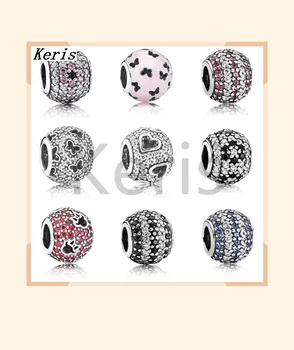 

High Quality Reproduction 1:1 100%925 Pure Silver New Style Circular DIY Bracelet String Beads Free Postage